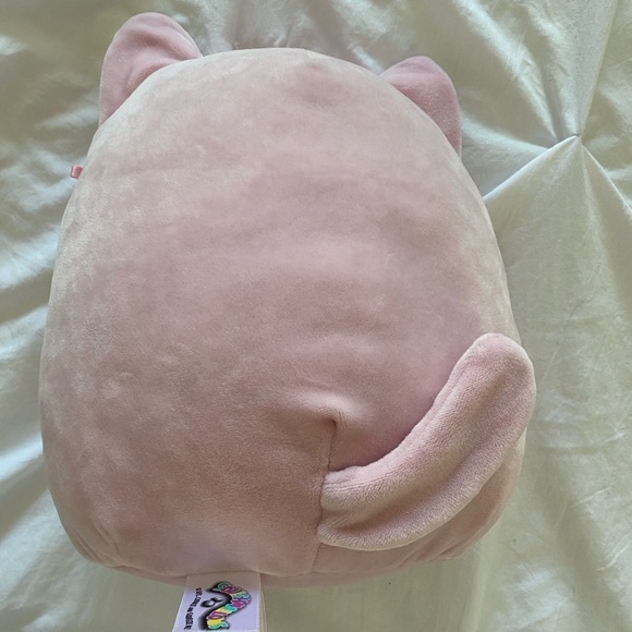 Squishmallow paulita the cat pink tabby closed eyes 8” - Picture 3 of 10